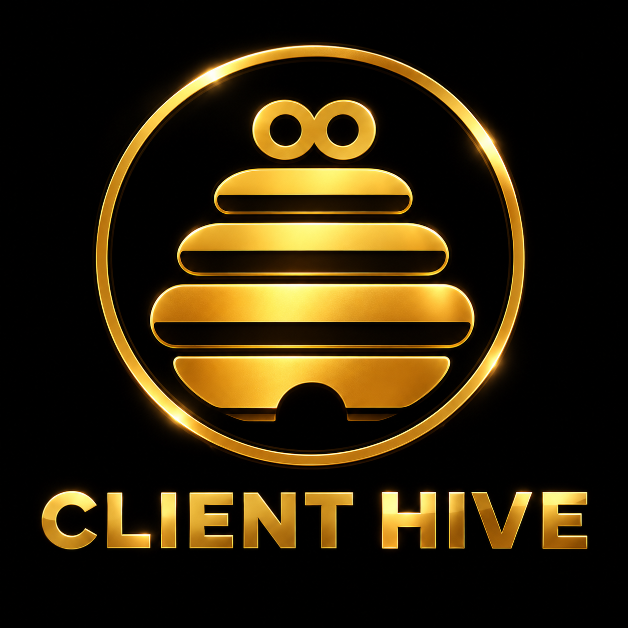 Client Hive gold beehive logo